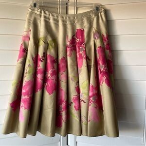 Jones New York Silk Floral Skirt, A-Line